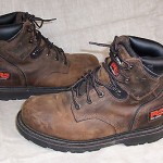 Timberland Hunting work boots Shoes leather 10 safety brown hiking steel toe pro