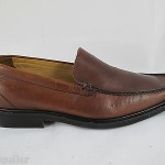 Cole Haan Dress Leather Loafer Slip-Ons – Brown – 8.5 M – Split Rubber Soles