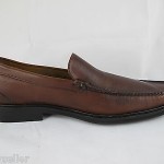 Cole Haan Dress Leather Loafer Slip-Ons – Brown – 8.5 M – Split Rubber Soles