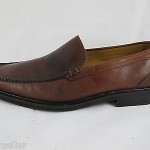 Cole Haan Dress Leather Loafer Slip-Ons – Brown – 8.5 M – Split Rubber Soles