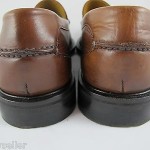 Cole Haan Dress Leather Loafer Slip-Ons – Brown – 8.5 M – Split Rubber Soles