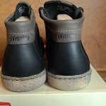 Clarks Originals $130 Unari Mens US 11 Shoe Black Leather Boot Wallabee