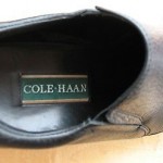 Men’s COLE HAAN Black Leather Winter Clog style Slip-on Shoes Sz 10