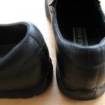 Men’s COLE HAAN Black Leather Winter Clog style Slip-on Shoes Sz 10