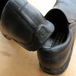 Men’s COLE HAAN Black Leather Winter Clog style Slip-on Shoes Sz 10