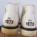 Mens sz 10.5 M white leather Timberland all terrain work or casual ankle boots