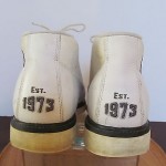 Mens sz 10.5 M white leather Timberland all terrain work or casual ankle boots