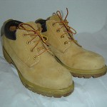 Timberland 11041 Mens sz 11M Wheat Suede Waterproof Oxfords Classic Work Boots