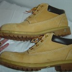 Timberland 11041 Mens sz 11M Wheat Suede Waterproof Oxfords Classic Work Boots