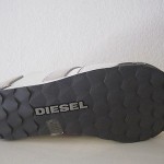 NIB Mens Diesel Loop White Leather sneakers shoes size 8