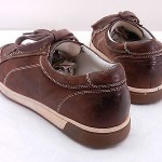Mens 10 M COLE HAAN Nike Air Brown Leather Casual Fashion Sneakers Shoes