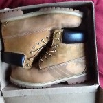 Men’s Timberland boots wheat/ nu buck size 12