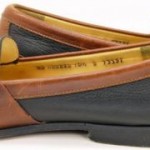 Cole Haan Two Tone Black/Brown Leather Slip On Tassel Loafers/Shoes Men’s 10.5 D