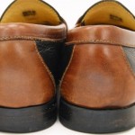 Cole Haan Two Tone Black/Brown Leather Slip On Tassel Loafers/Shoes Men’s 10.5 D