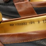 Cole Haan Two Tone Black/Brown Leather Slip On Tassel Loafers/Shoes Men’s 10.5 D