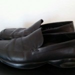 COLE HAAN NIKE Air Black LEATHER Men  Shoes PENNY  LOAFER 10.5 M * Nice!