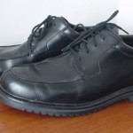 COLE HAAN MEN’S BLACK LEATHER CASUAL LACE UP SHOES SIZE 12 M