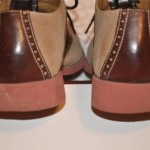 Mens Cole Haan Size 10 M Brown/Beige Suede Saddle Shoes GREAT Condition