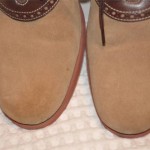 Mens Cole Haan Size 10 M Brown/Beige Suede Saddle Shoes GREAT Condition