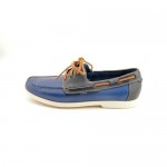 Cole Haan Fire Island Boat Mens Size 10.5 Blue Leather Boat Shoes