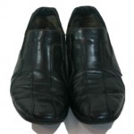 COLE HAAN Shoes NIKE AIR Slip On DRIVING Loafers LEATHER Black CASUAL Mens 13 M