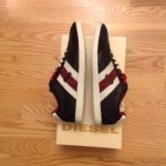 Diesel Men’s Black/Red Happy Hours Lounge Sneaker Shoes, Size 10, New in Box!