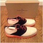 cole haan lunargrand saddles (birch/black/orange) c11244 sz 10.5