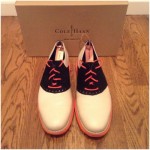 cole haan lunargrand saddles (birch/black/orange) c11244 sz 10.5