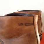 HUGO BOSS Men’s CHUKKA LEATHER BROWN DRESS SHOES BOOTS sz 12