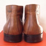 HUGO BOSS Men’s CHUKKA LEATHER BROWN DRESS SHOES BOOTS sz 12