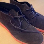 Cole Haan Lunargrand Chukka Suede/Orange. Nike sole. 10.5. NEW.