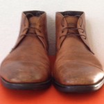 HUGO BOSS Men’s CHUKKA LEATHER BROWN DRESS SHOES BOOTS sz 12