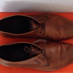HUGO BOSS Men’s CHUKKA LEATHER BROWN DRESS SHOES BOOTS sz 12