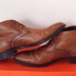 HUGO BOSS Men’s CHUKKA LEATHER BROWN DRESS SHOES BOOTS sz 12