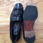Mens Pre-Owned Bragano by Cole Haan Size 10 D Leather Loafers Suede and Leather