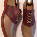 Men’s Cole Haan Derby Saddle Oxford Tan Brown Leather Sz 13 Made In Usa Red Sole