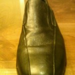 Cole Haan Nike Air Black Leather Slip On Loafer Shoes Mens 9M