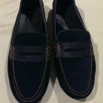 Cole haan driving moccasin size 11 navy suede and leather