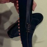 Cole haan driving moccasin size 11 navy suede and leather