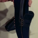 Cole haan driving moccasin size 11 navy suede and leather