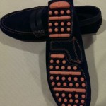 Cole haan driving moccasin size 11 navy suede and leather