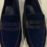 Cole haan driving moccasin size 11 navy suede and leather