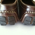 Clarks Mansell Mens Dark Brown Loafers Moc Leather Driving Mocs Shoes 9.5 NEW