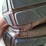 Clarks Mansell Mens Dark Brown Loafers Moc Leather Driving Mocs Shoes 9.5 NEW