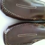 Clarks Mansell Mens Dark Brown Loafers Moc Leather Driving Mocs Shoes 9.5 NEW