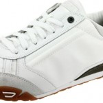 Diesel Take 00YD14-PS719-H4112 White Leather Nylon Casual Shoes 9 Men *NO BOX