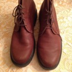 Mens Clarks Boots Brown Leather NWOT