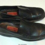 Cole Haan Black Leather Shoes Mens 11 Santa Barbara Slip On Loafers Nike Air