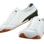 Diesel Take 00YD14-PS719-H4112 White Leather Nylon Casual Shoes 9 Men *NO BOX