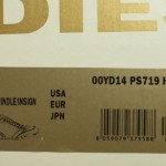 Diesel Take 00YD14-PS719-H4112 White Leather Nylon Casual Shoes 9 Men *NO BOX